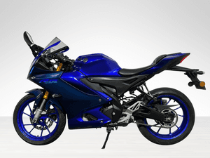 Used 2022 Yamaha R15 V4 Racing Blue for sale in Delhi - thumbnail 1