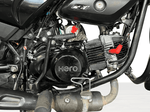 Used 2025 Hero HF Deluxe Drum Self Alloy Black for sale in Delhi - thumbnail 7